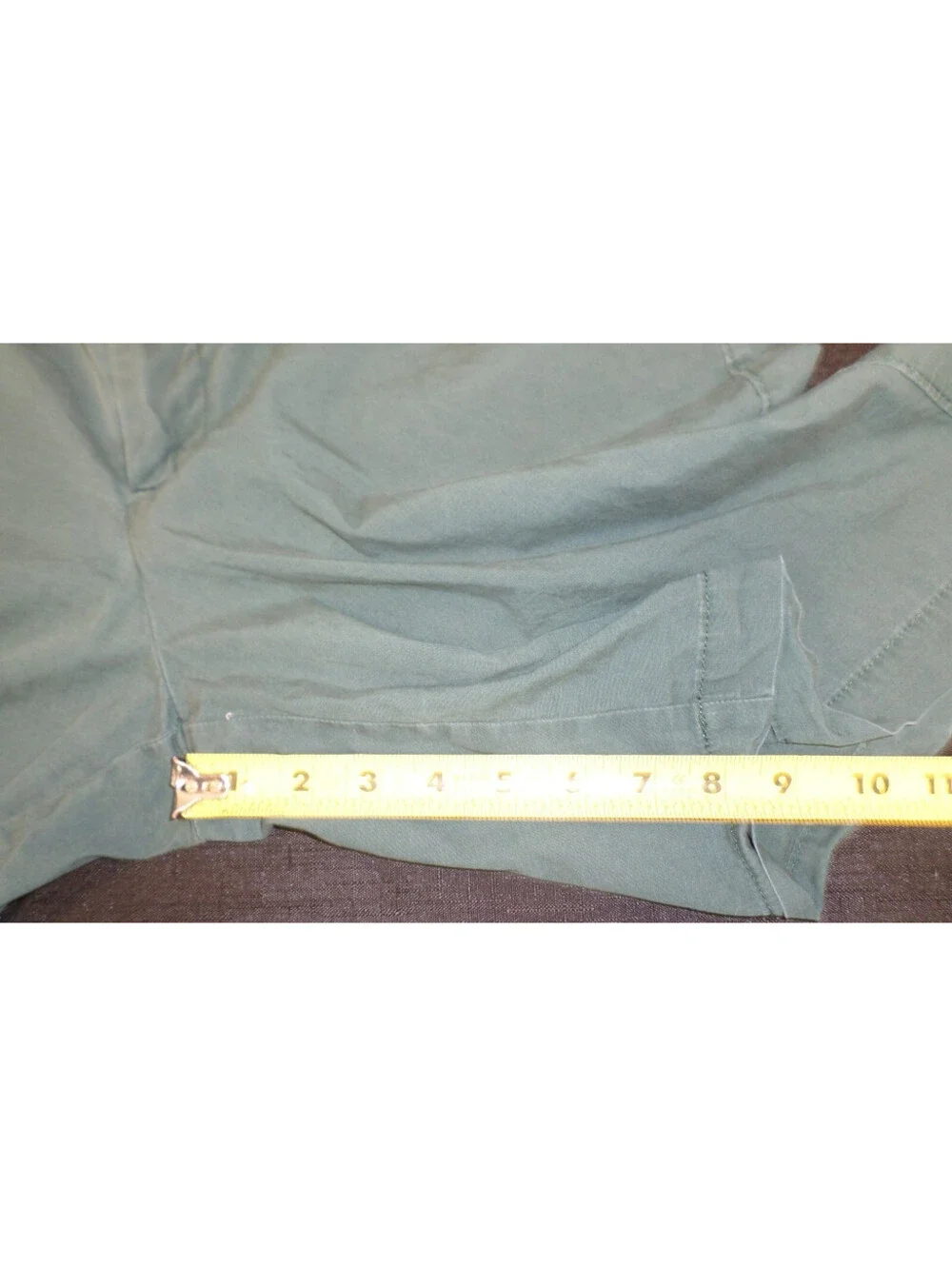 DESINGER BANANA REPUBLIC AIDEN SHORT COTTON BLEND CASUAL WORK GREEN SHORTS 34
